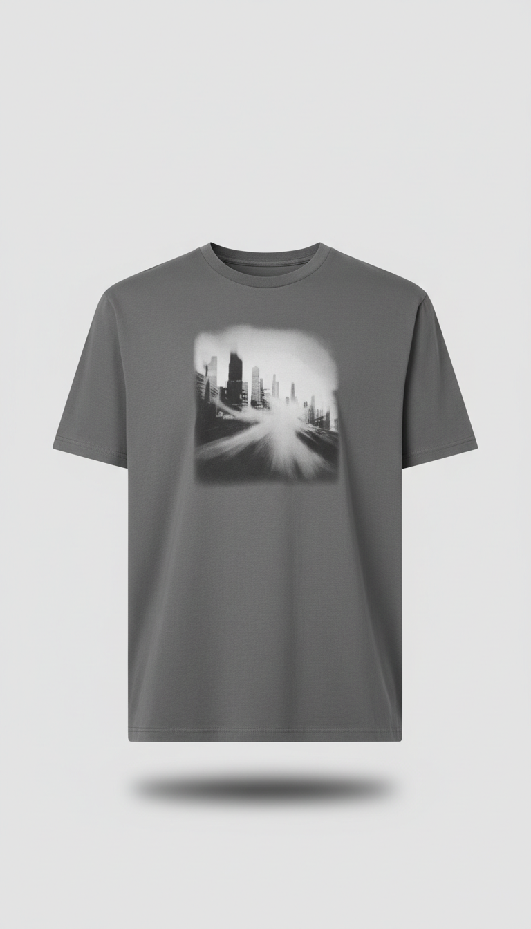 Urban Fog monochrome series tee