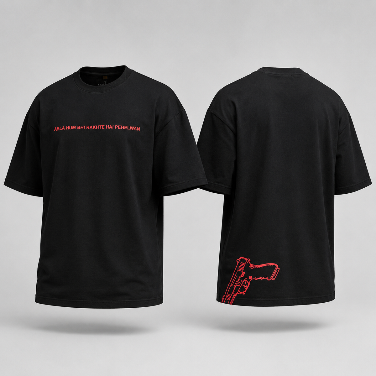 Asla Hum Bhi Rakhte Hai Pehelwan – 240 GSM Oversized T-Shirt