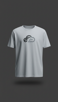 Silver Haze minimal logo tee